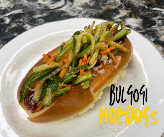 Korean Style Bulgogi Hot Dogs!