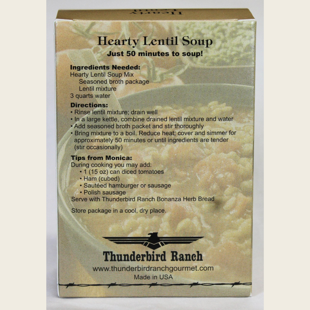 Hearty Lentil Soup Mix