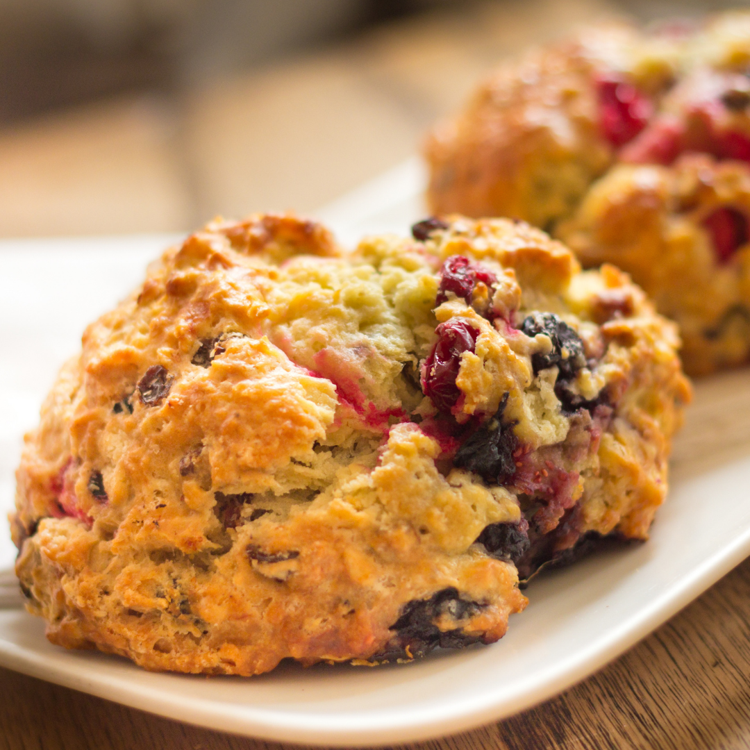 Cranberry Orange Honey Scone