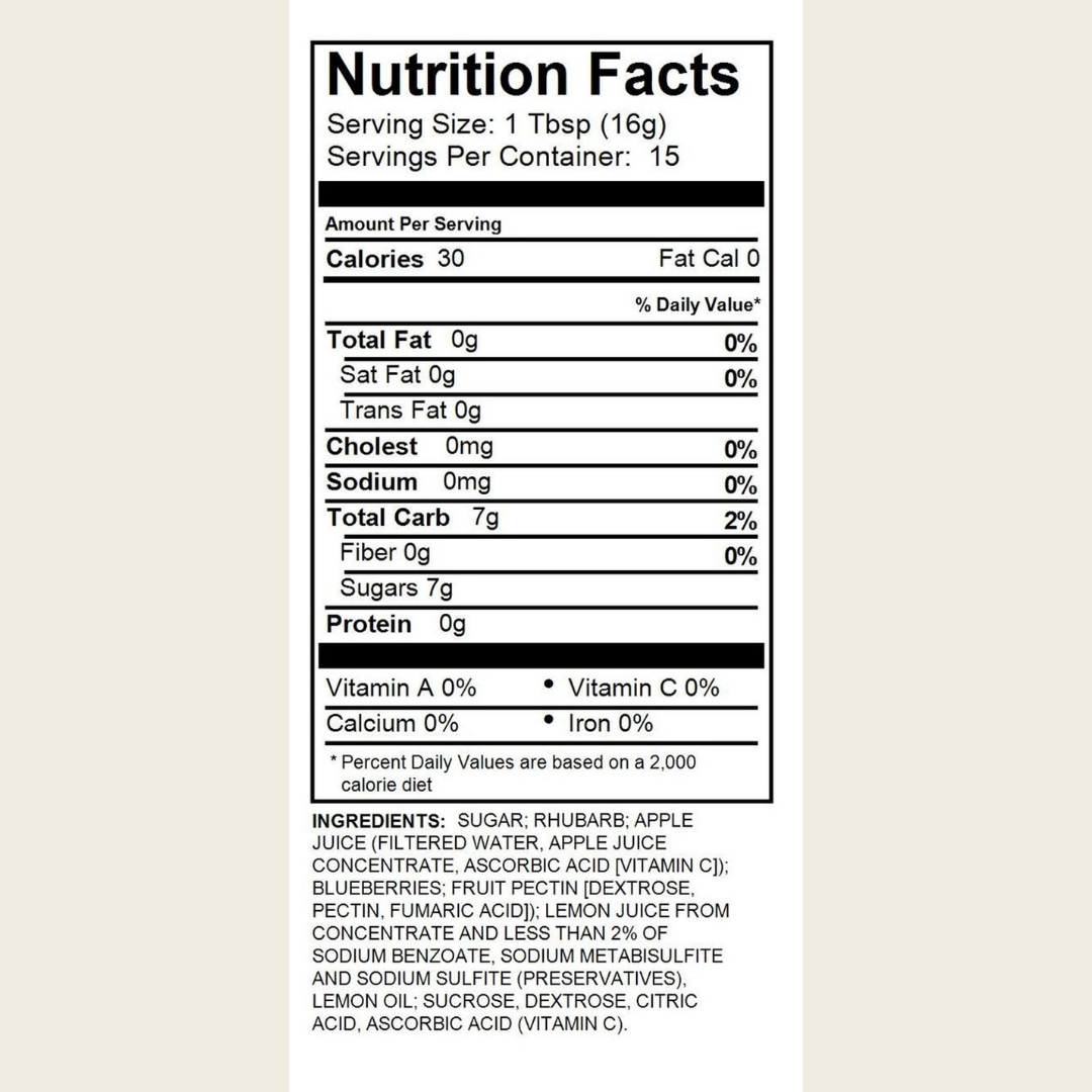 Blueberry Rhubarb Jam