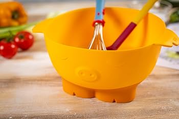 Mixing Set - Pig Bowl, Goose Spoon, Rooster Whisk