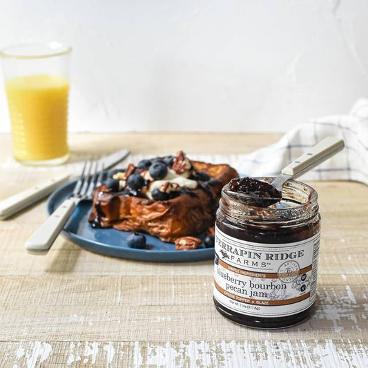 Blueberry Bourbon Pecan Jam