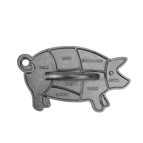 9x5 inch Seasoned Cast Iron Pig Press