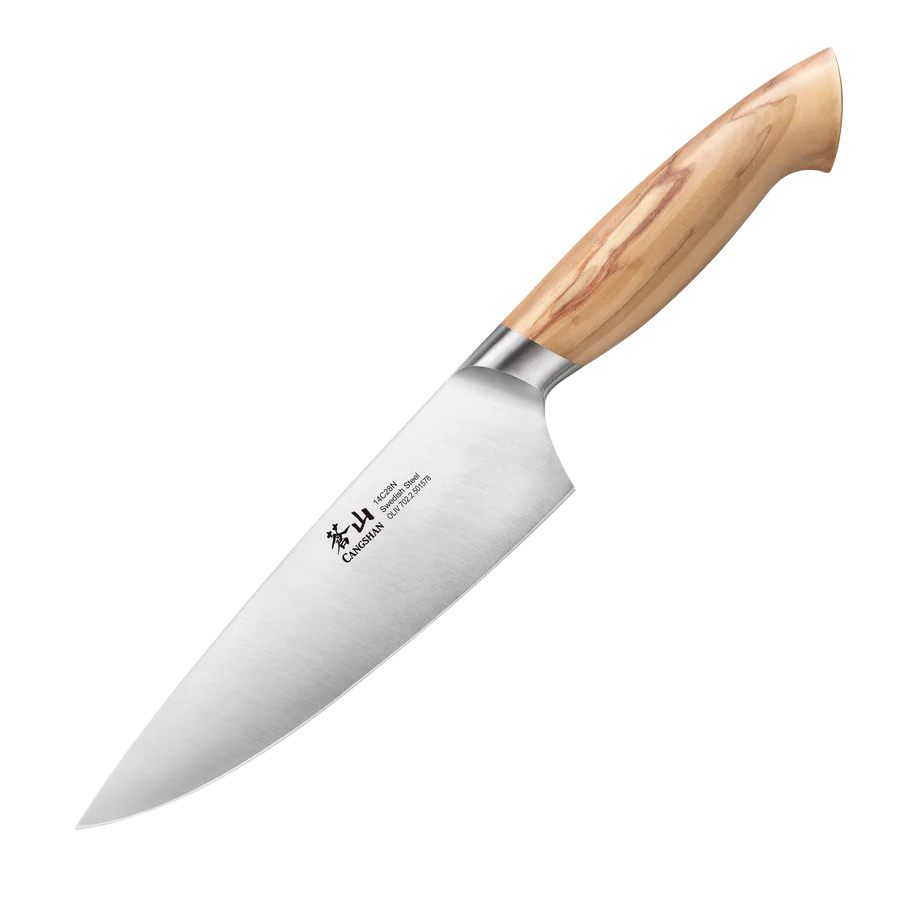 OLIV Series 6-Inch Chef's Knife, Forged Swedish 14C28N Steel