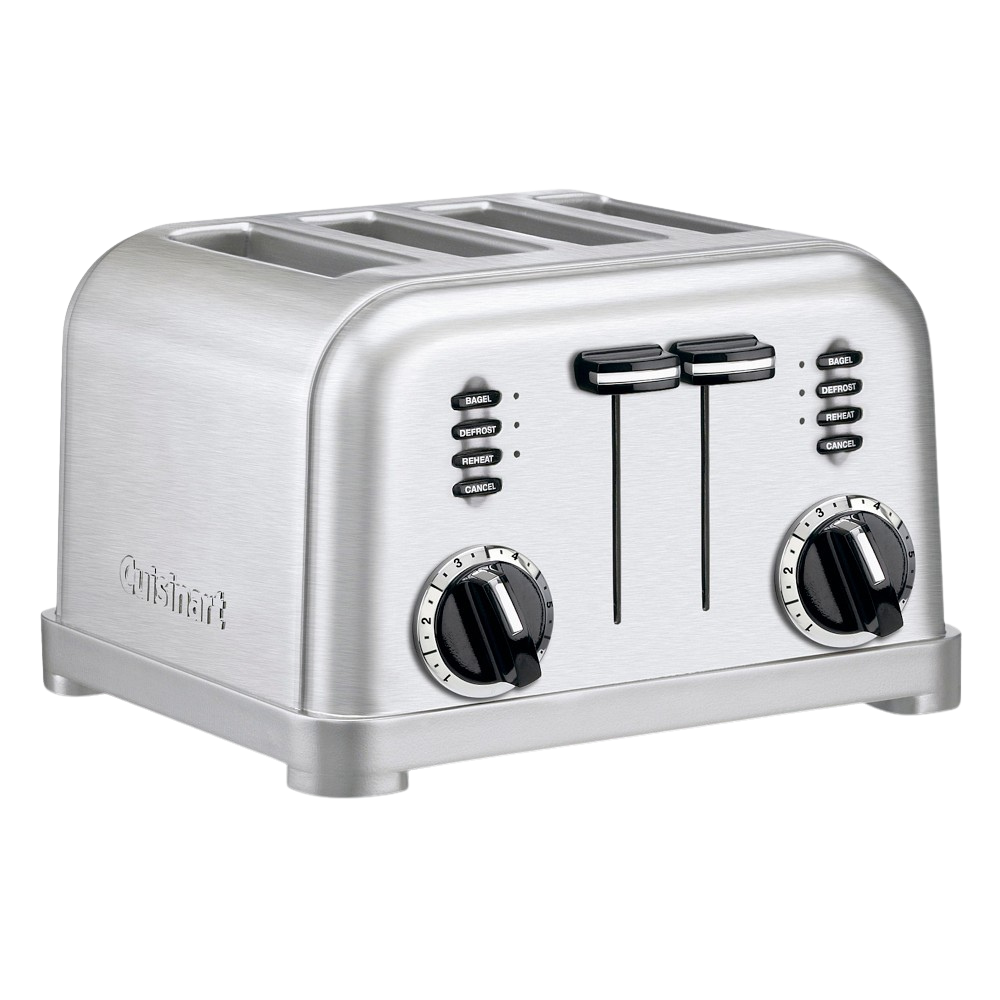 4-Slice Classic Metal Toaster
