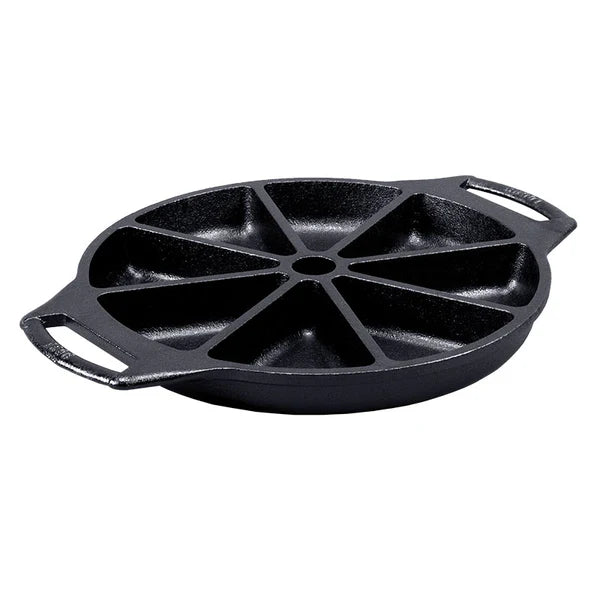 8 Impressions Cast Iron Wedge Pan