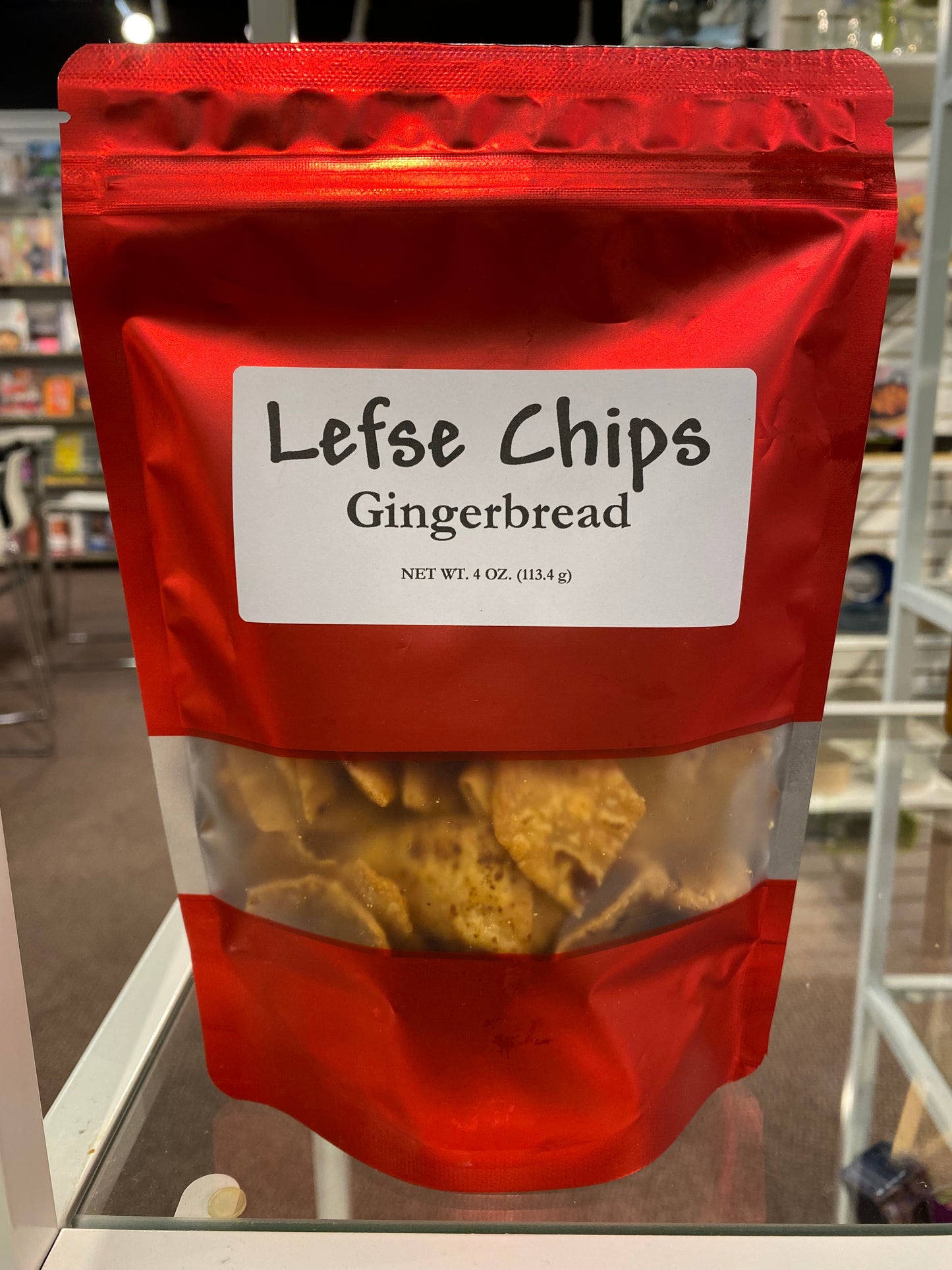 Gingerbread Lefse Chip
