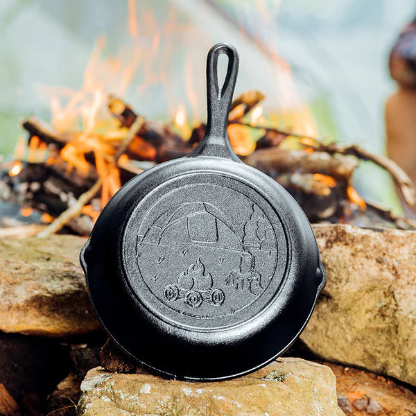 Wanderlust 8" Seasoned Cast Iron Tent Skillet
