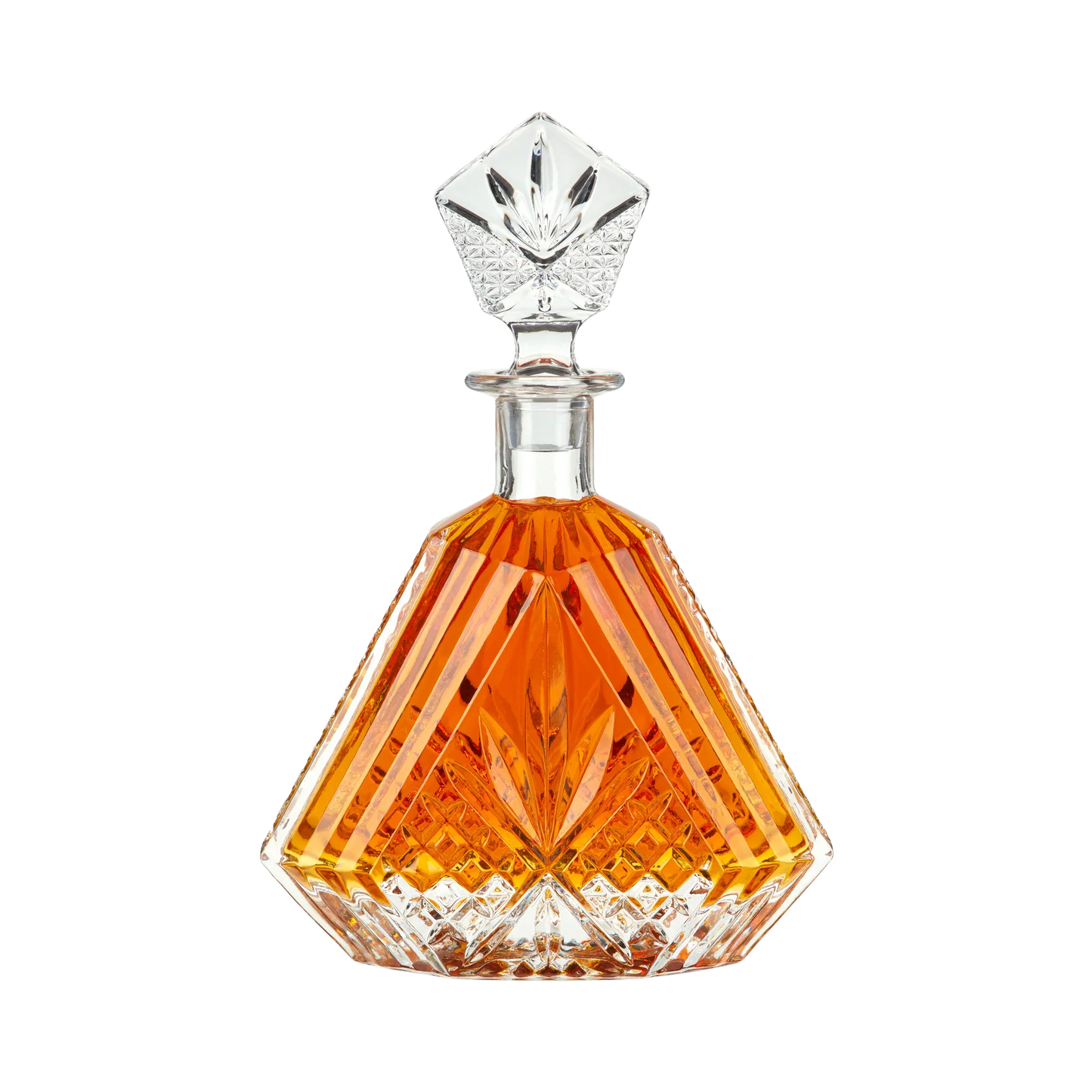 VISKI Admiral Vintage Style Irish Cut Crystal Whiskey Decanter