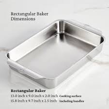 OvenBond Tri-Ply Rectangular Baker