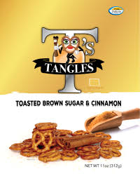T's Tangles Toasted Brown Sugar & Cinnamon Pretzels