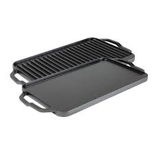 Chef Collection 19.5x10in Cast Iron Reversible Grill/Griddle