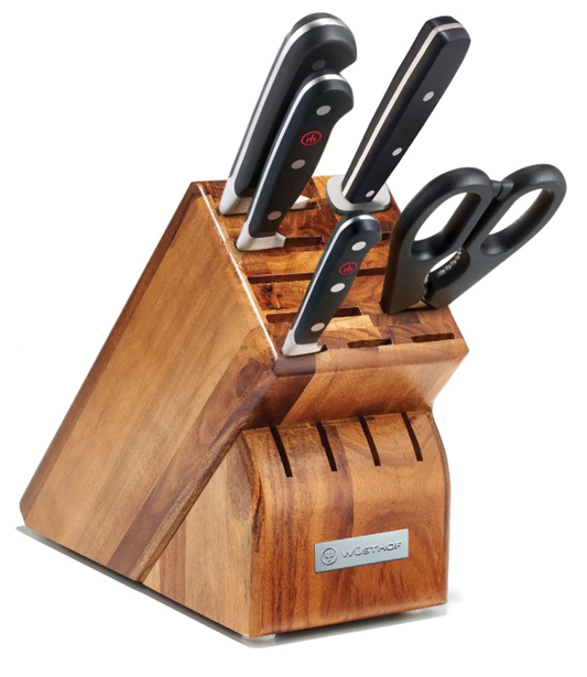 Classic 6 Pc. Starter Block Set Acacia