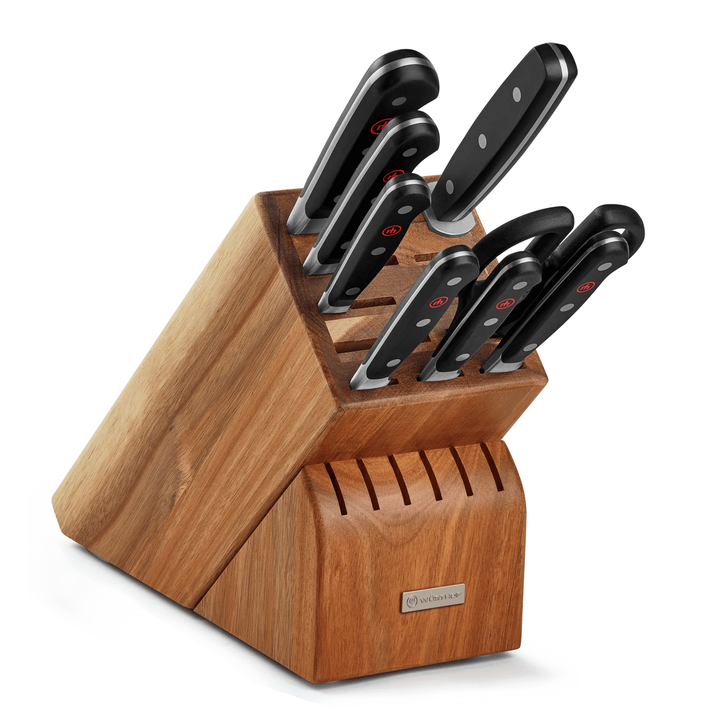 Classic 9 Pc. Block Set - Acacia