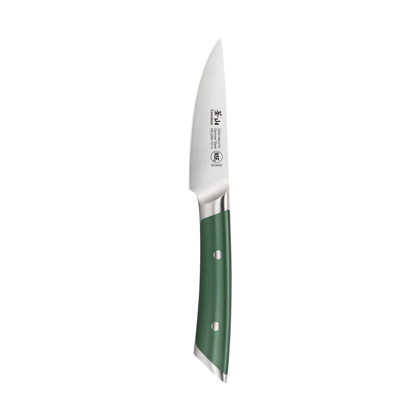 HELENA Series 3.5-Inch Paring Knife with Sheath, Forged German Steel (6 Color Options)