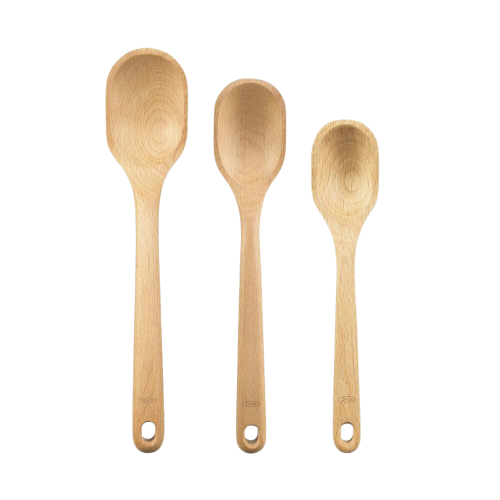 3 Piece Wooden Spoon Set