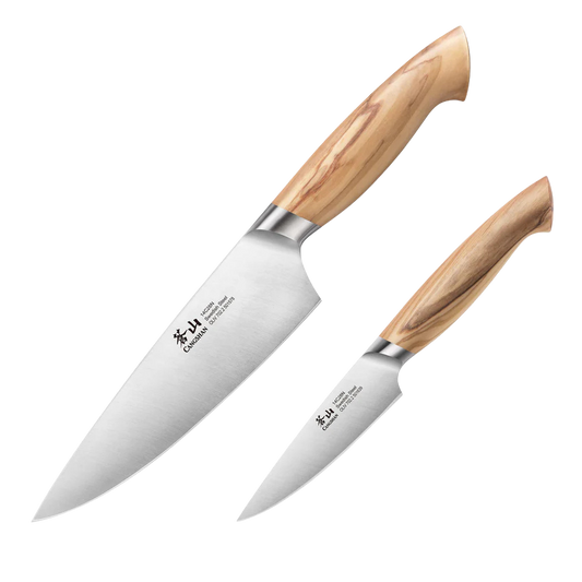 OLIV Series 2-Piece Starter Knife Set, Forged Swedish 14C28N Steel