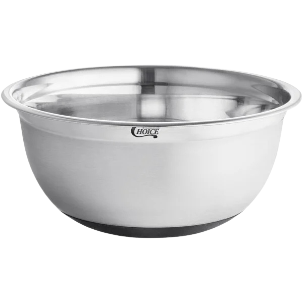 Choice 8 Qt SS Bowl w/Silicone Bottom