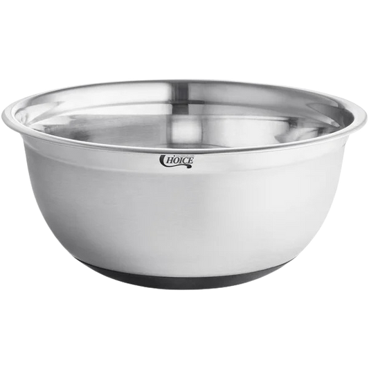 Choice 8 Qt SS Bowl w/Silicone Bottom