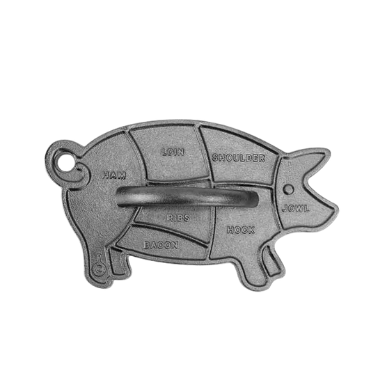 9x5 inch Seasoned Cast Iron Pig Press