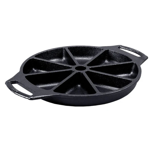 8 Impressions Cast Iron Wedge Pan