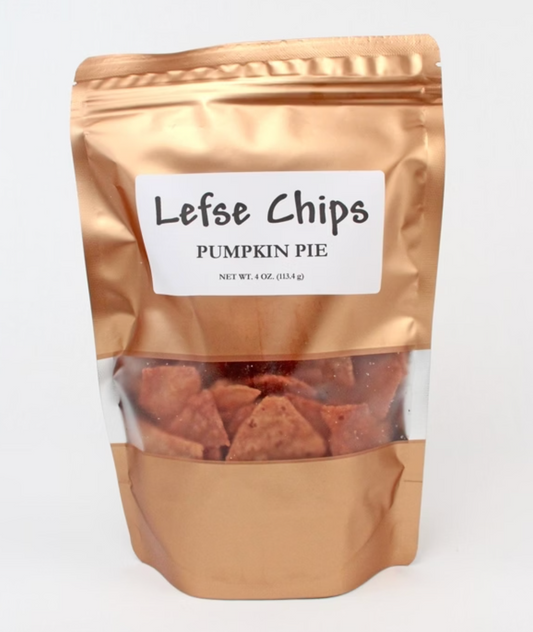 Pumpkin Spice Lefse Chips