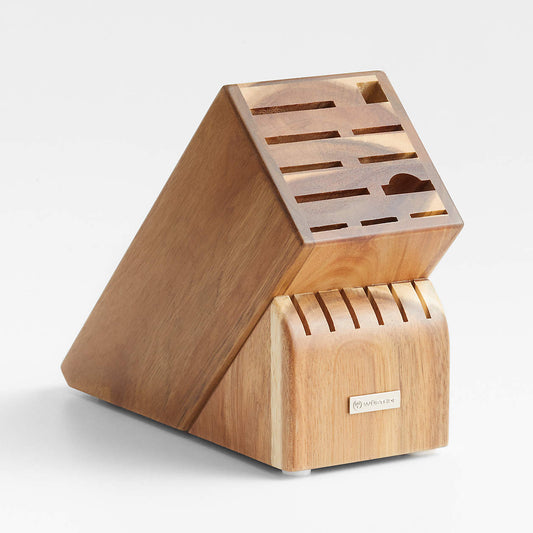 17-Slot Acacia Knife Block