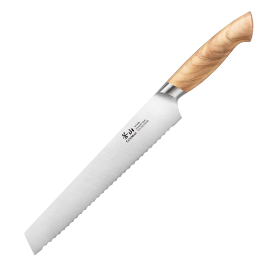 OLIV Series 8-Inch Bread Knife, Forged Swedish 14C28N Steel