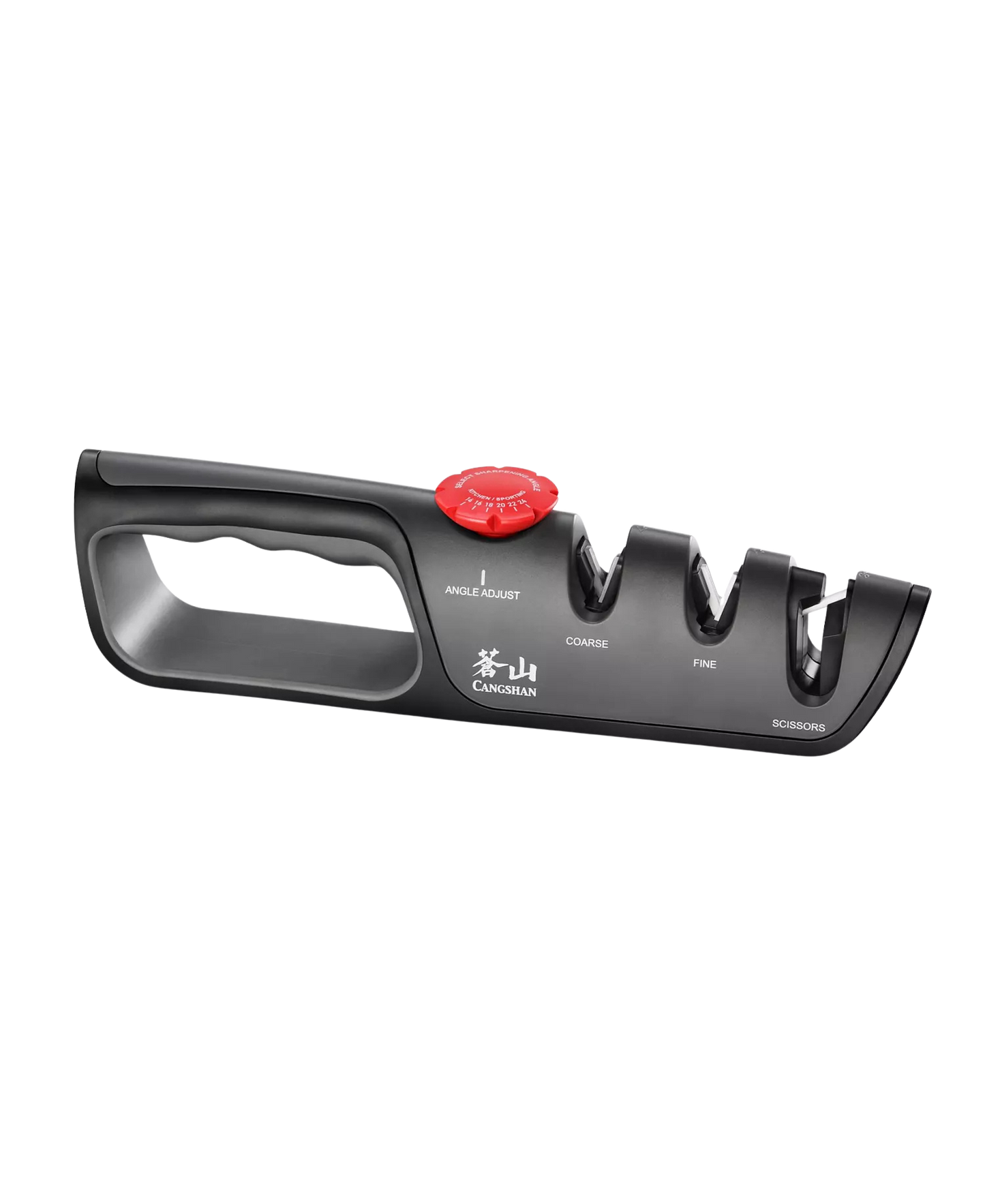 3-Stage Adjustable 14-24 Degree Professional Knife + Scissor Sharpener