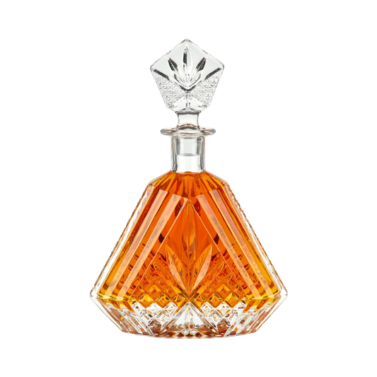 VISKI Admiral Vintage Style Irish Cut Crystal Whiskey Decanter