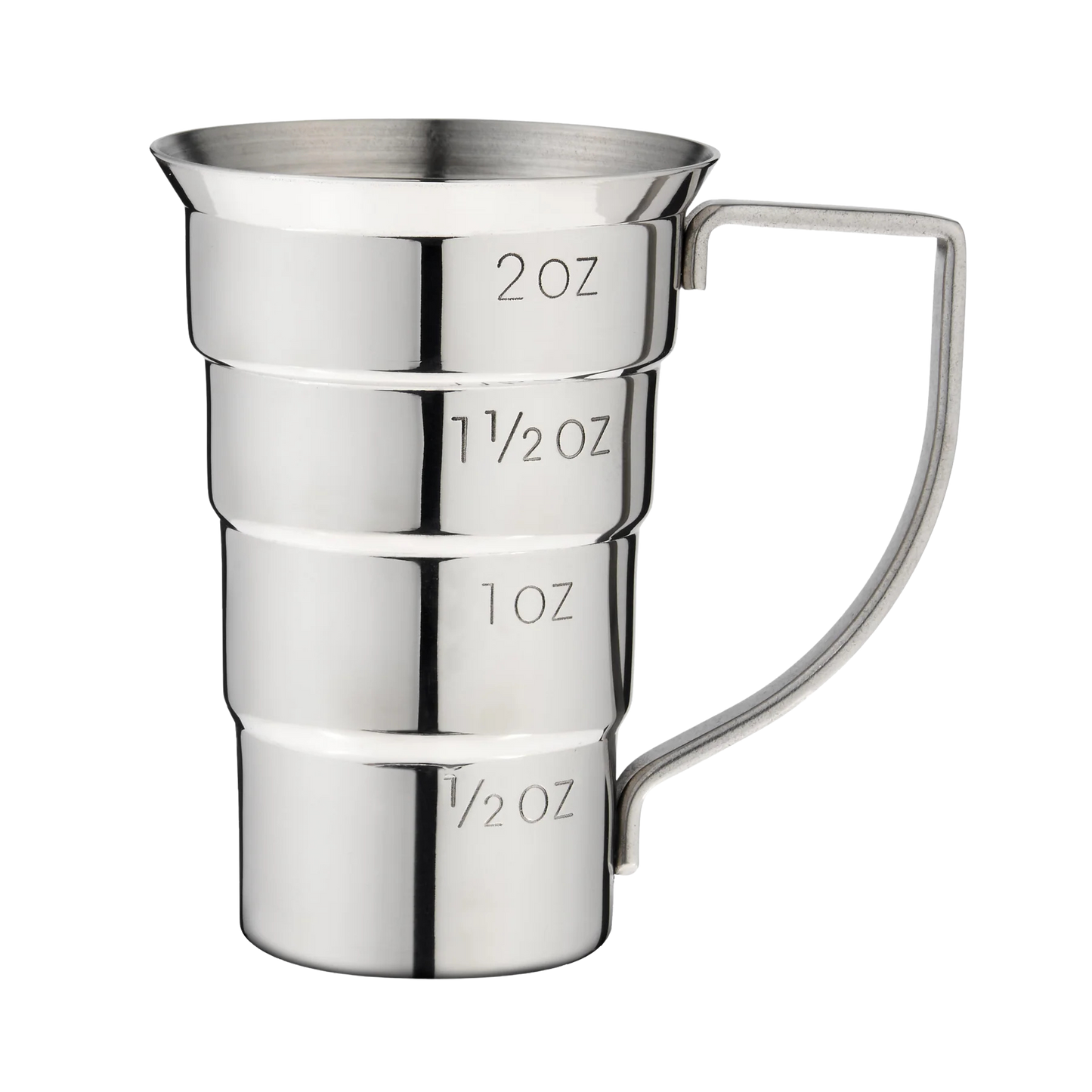 VISKI Harrison Polished Stainless Steel Stepped Jigger