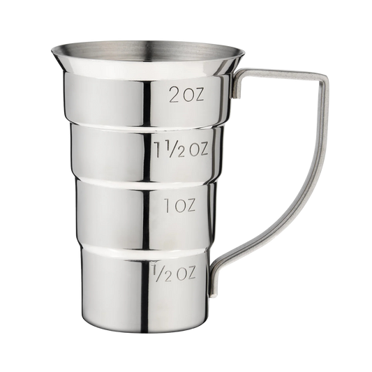 VISKI Harrison Polished Stainless Steel Stepped Jigger