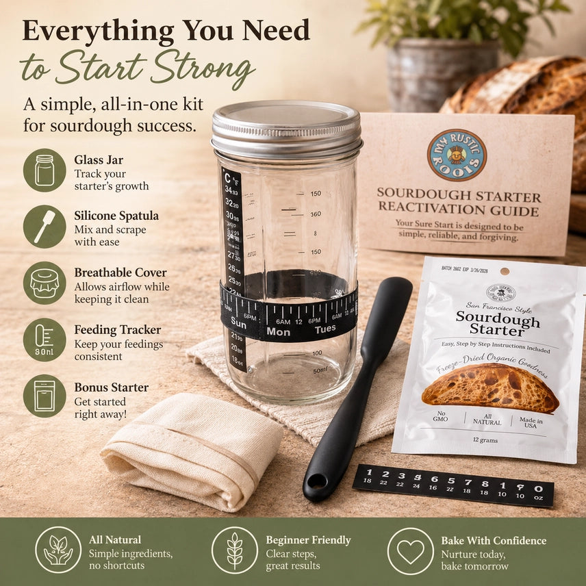 Sourdough Starter Jar Kit