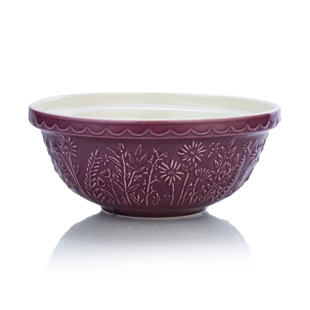 Daisy, Purple Size 18 Mixing Bowl 11"