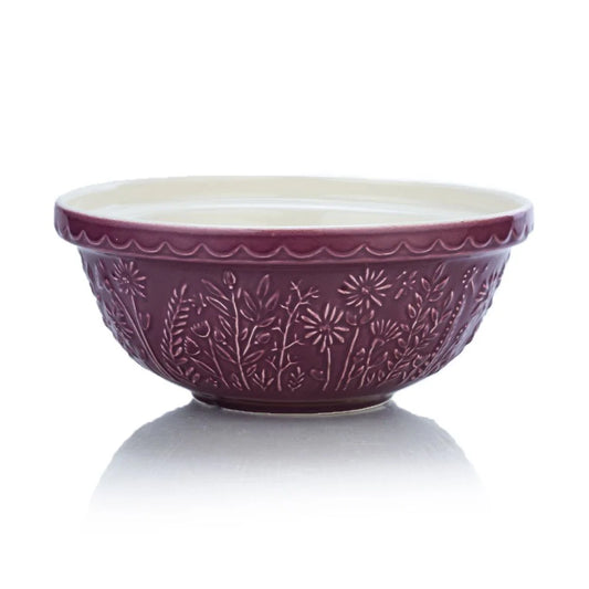 Daisy, Purple Size 18 Mixing Bowl 11"