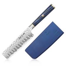 KITA Series Nakiri Knife, X-7 Damascus Steel