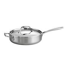 Induction Tri-Ply Clad 3 Qt Covered Deep Saute Pan