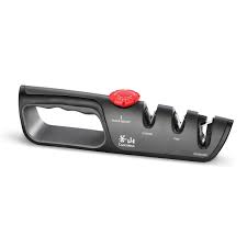 3-Stage Adjustable 14-24 Degree Professional Knife + Scissor Sharpener
