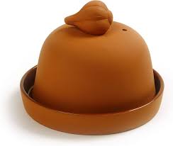 Garlic Baker Terra Cotta / Glazed Base