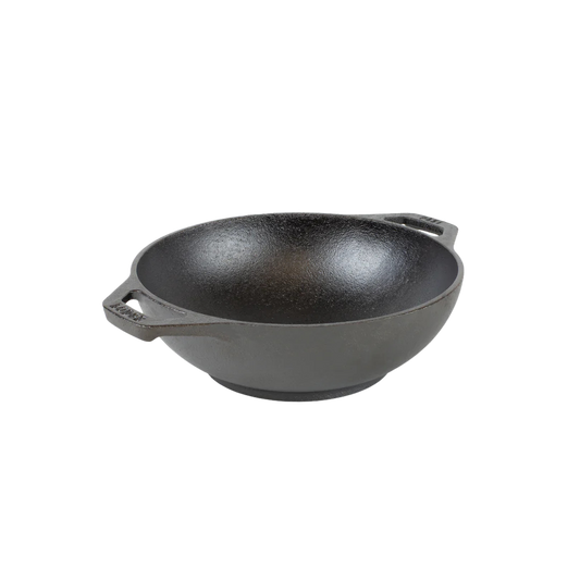 9" Cast Iron Mini Wok