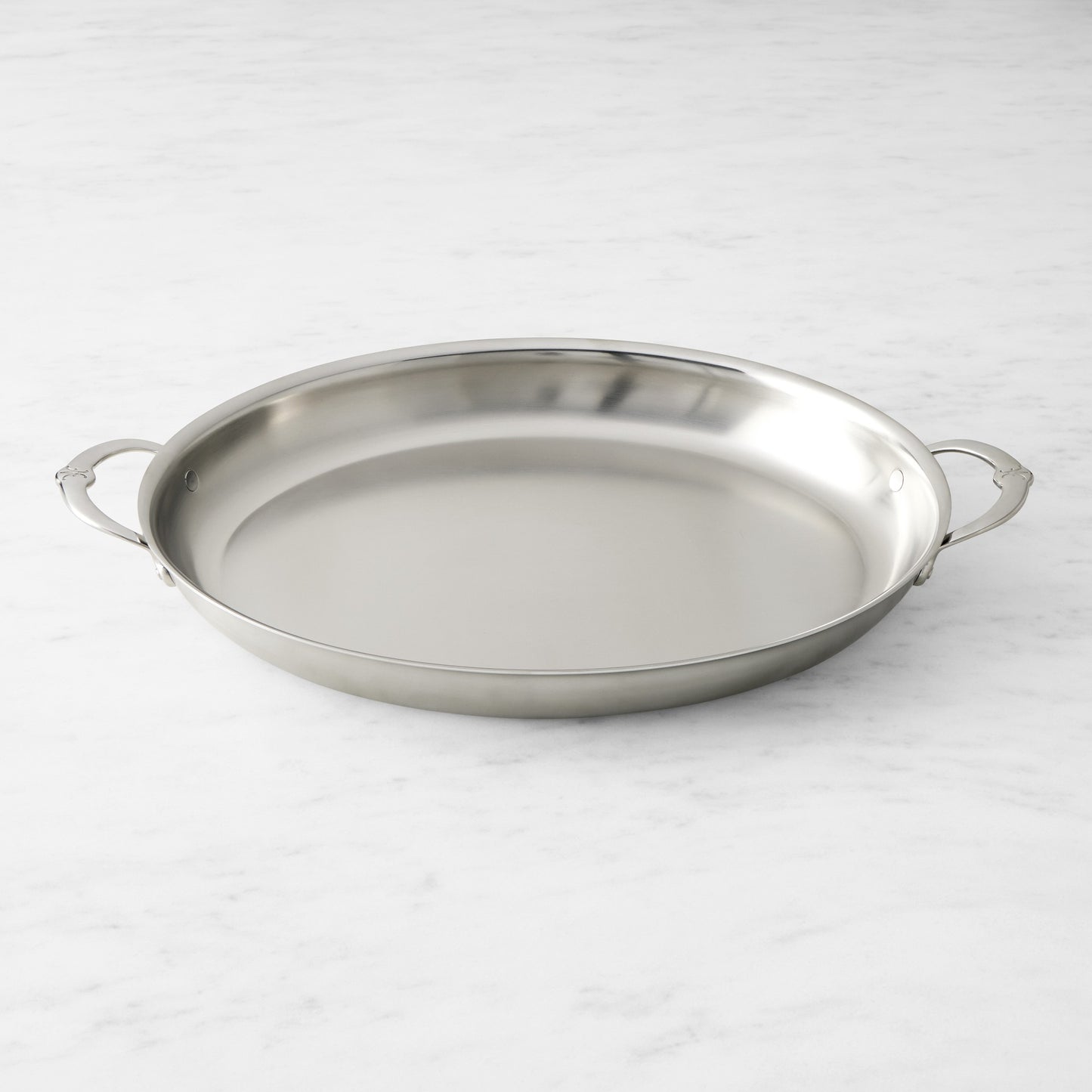 Large Oval SS Roaster 17" 5.5 qt