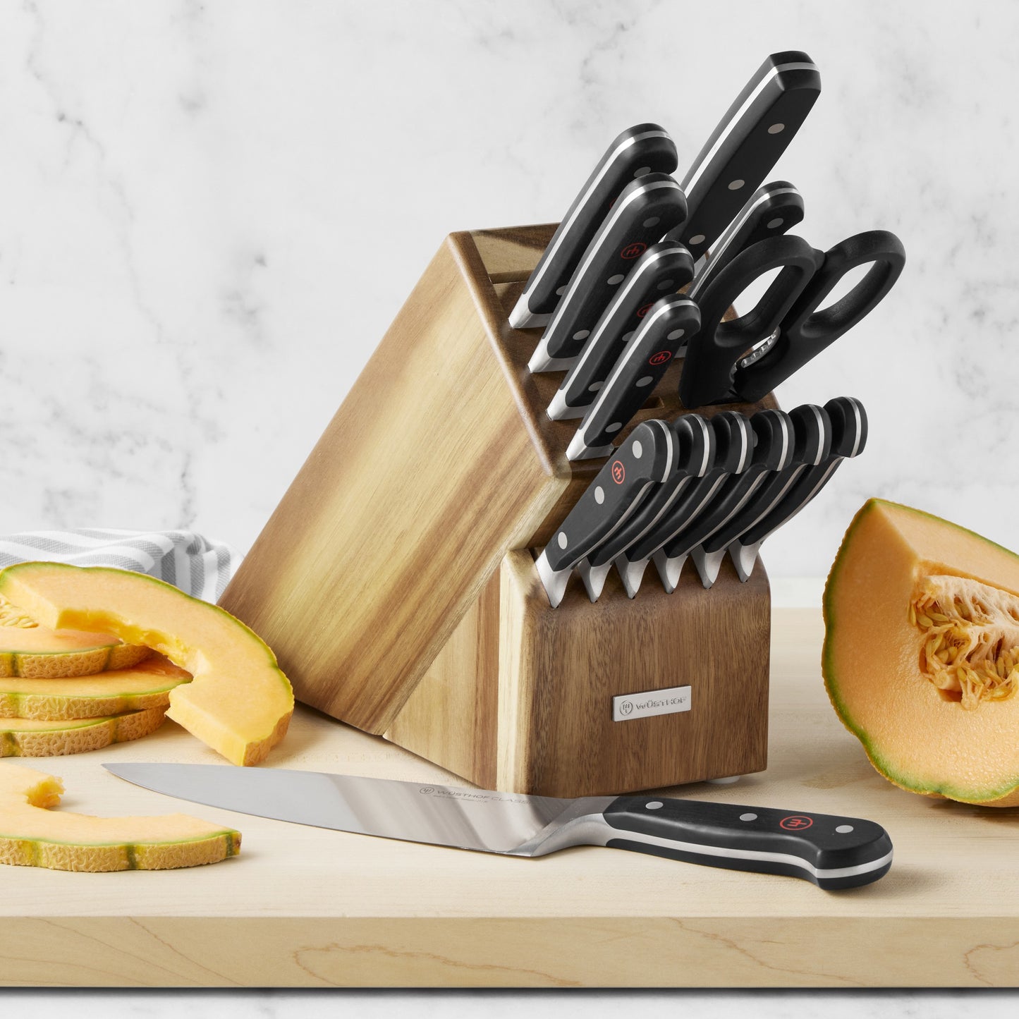 Classic 15 PC Block Set - Acacia
