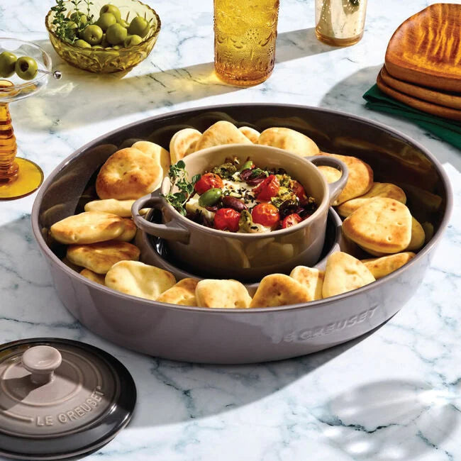 Signature 13" Oval Chip & Dip Platter