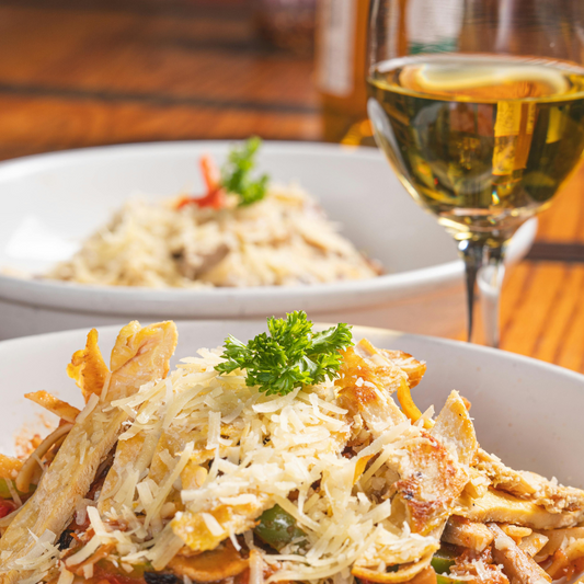 Pasta & Wine with Karen & Eric! Monday, September 8th, 6-8PM