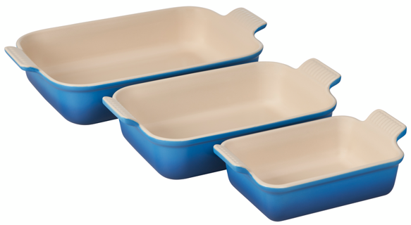 Heritage Set of 3 Rectangular Dishes