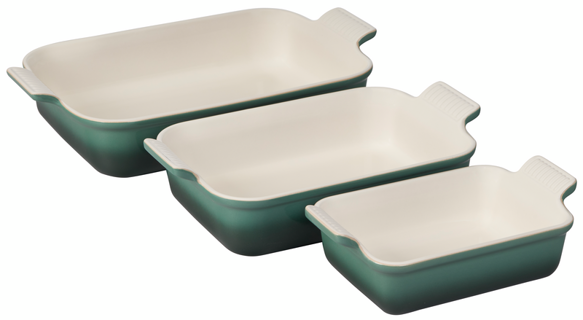Heritage Set of 3 Rectangular Dishes