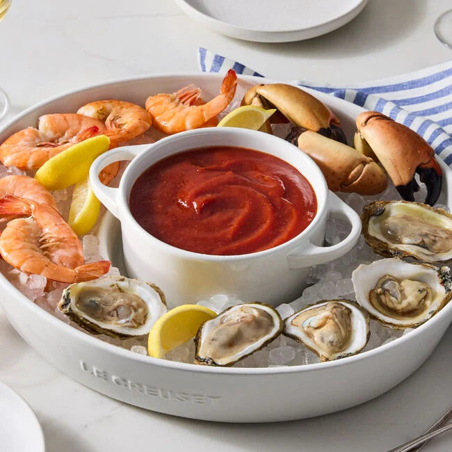 Signature 13" Oval Chip & Dip Platter
